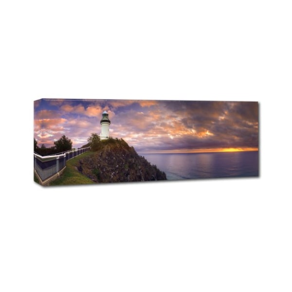 Doug Cavanah 'Cape Byron Lighthouse' Canvas Art,8x24